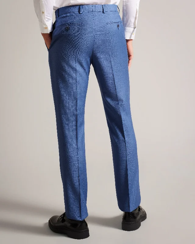 Dorsets Wool Suit Trousers Blue