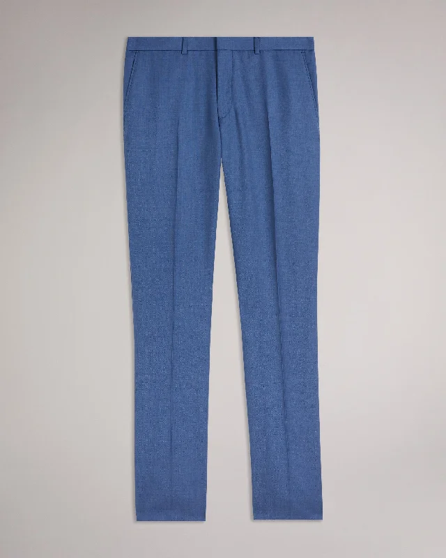 Dorsets Wool Suit Trousers Blue