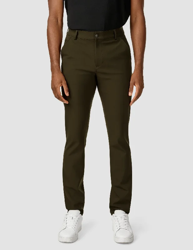 Essential Pants Slim Bavarian Green