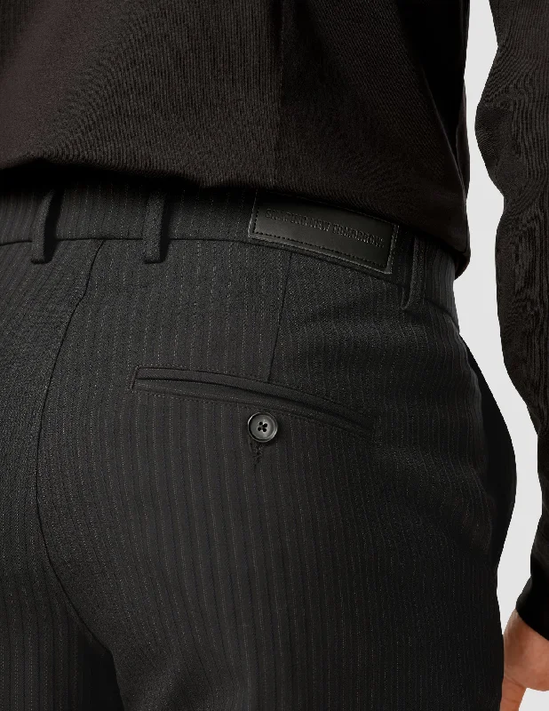 Essential Suit Pants Regular Asphalt Pinstripe