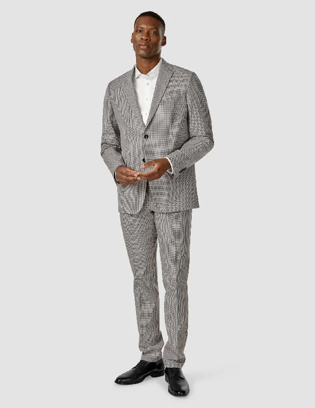 Essential Suit Pants Regular Duo Check Blue