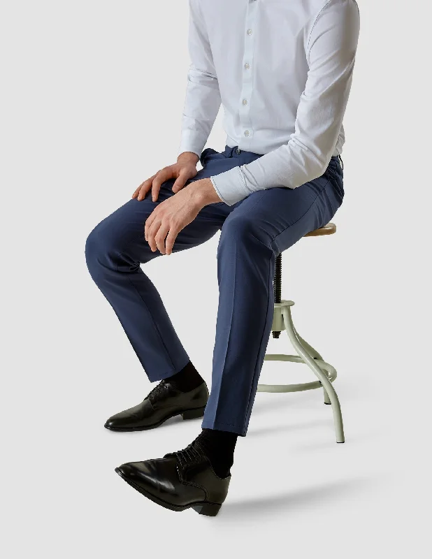 Essential Suit Pants Slim Marine Blue