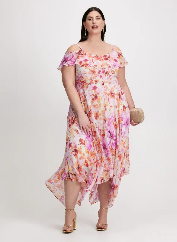 Floral Chiffon Dress