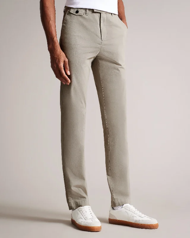 Genay Slim Chinos Lt-Grey