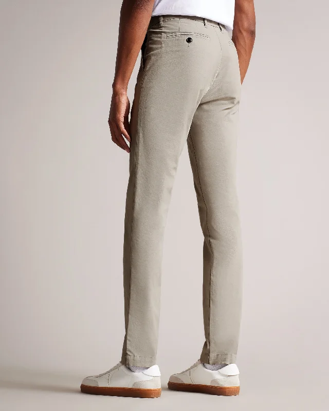 Genay Slim Chinos Lt-Grey