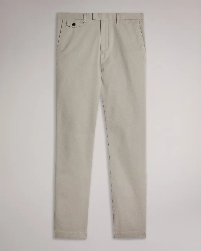 Genay Slim Chinos Lt-Grey