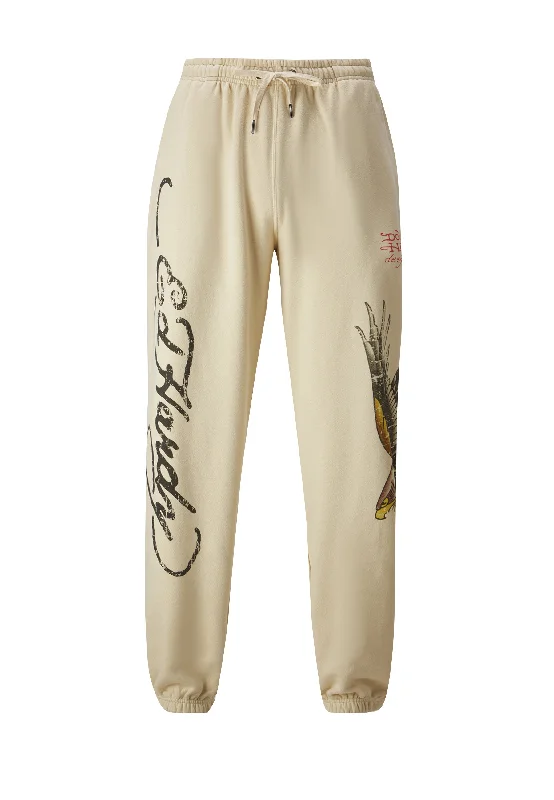 Mens Golden-Eagle Sweat Jogger - White