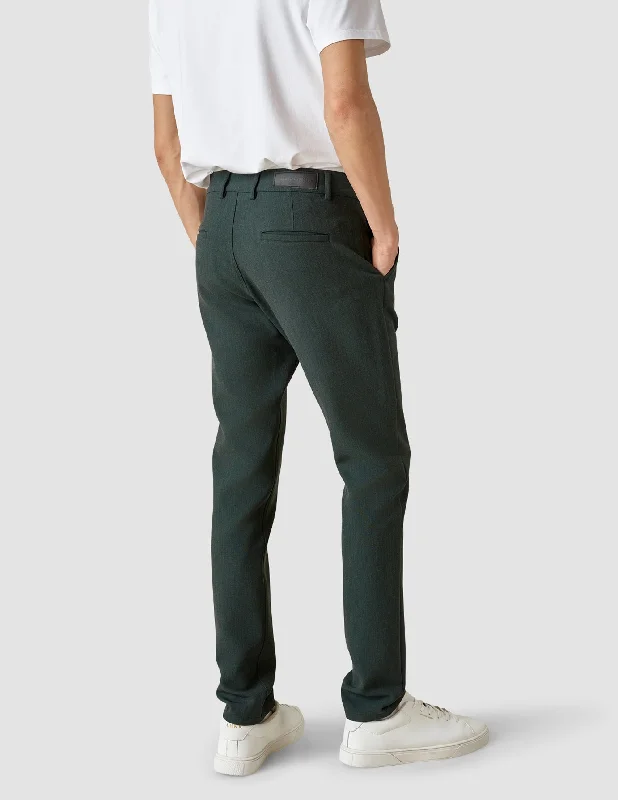 Heavy Edition Pants Slim Deep Green Melange