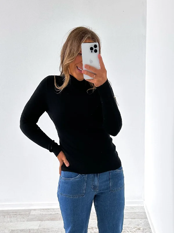 Kym Knit Top - Black