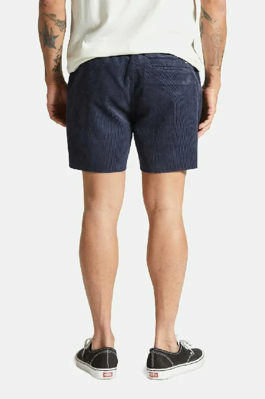 Madrid II Corduroy Short 5"" - Washed Navy Cord