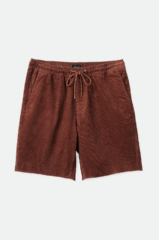 Madrid II Corduroy Short 8"" - Sepia Cord