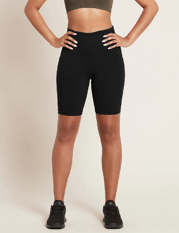 Motivate 8"" High-Waist Shorts - Black