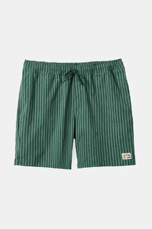 Voyage Hybrid Short 5.5"" - Trekking Green Herringbone