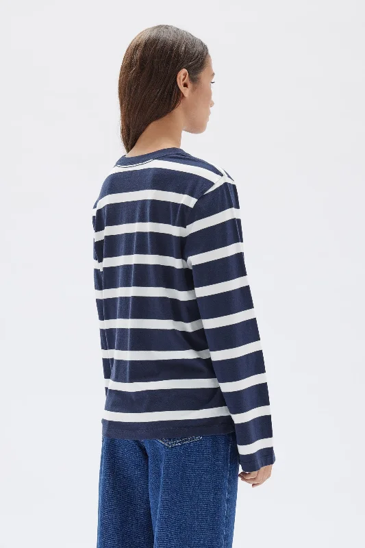 Womens Tyler Stripe Long Sleeve Tee