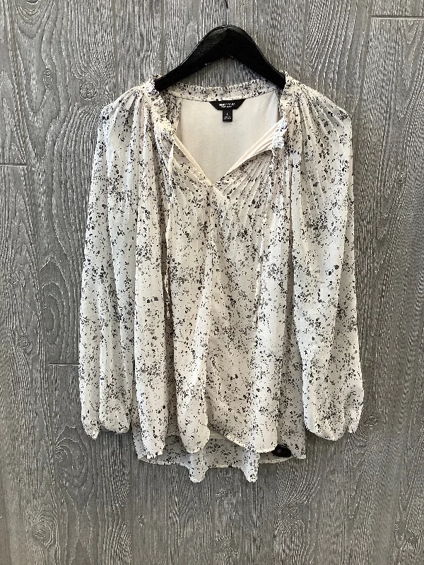 Beige Blouse Long Sleeve Simply Vera, Size L