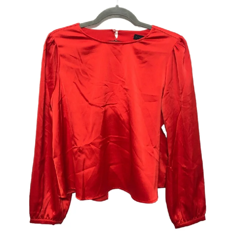 Red Blouse Long Sleeve Sanctuary, Size Xs