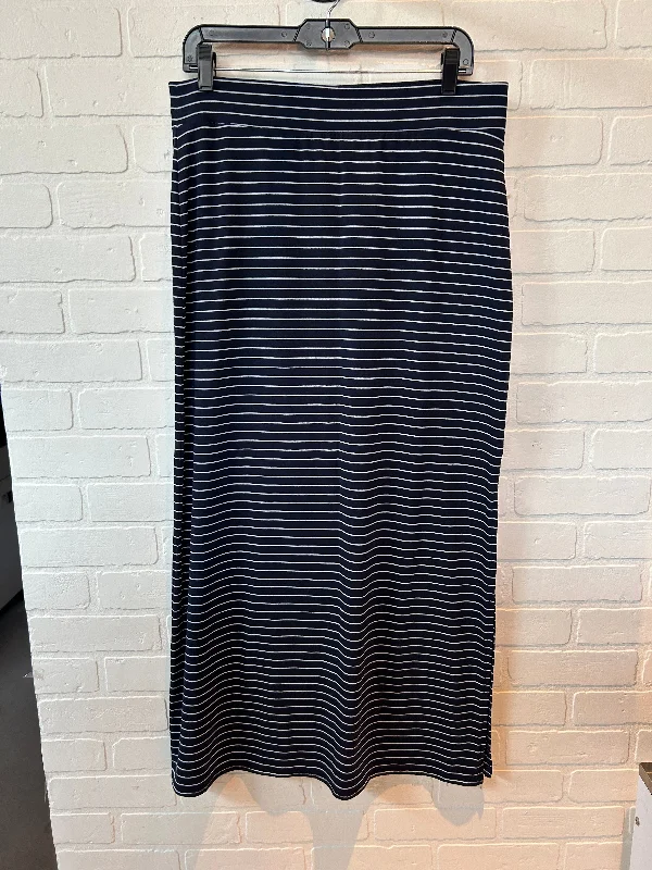 Skirt Maxi By Outback Red In Blue & White, Size: 8