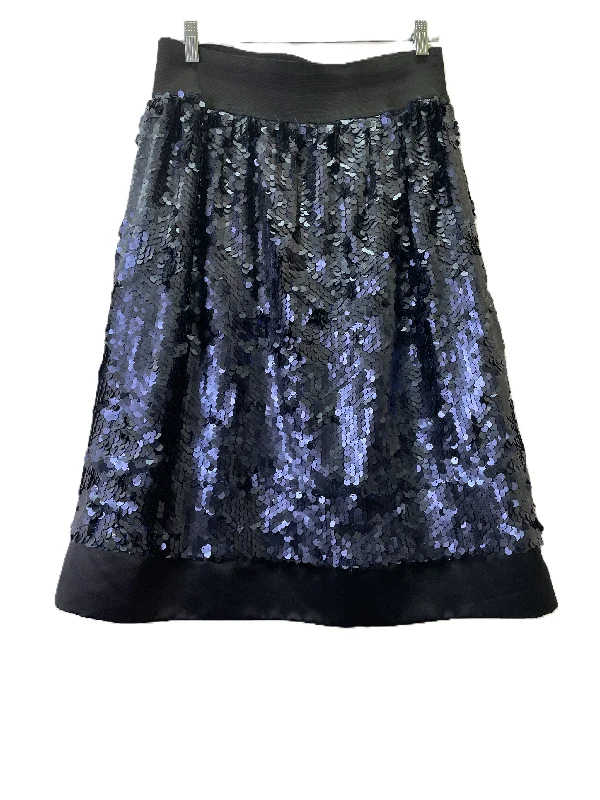 Skirt Midi By junee couture In Blue, Size: L