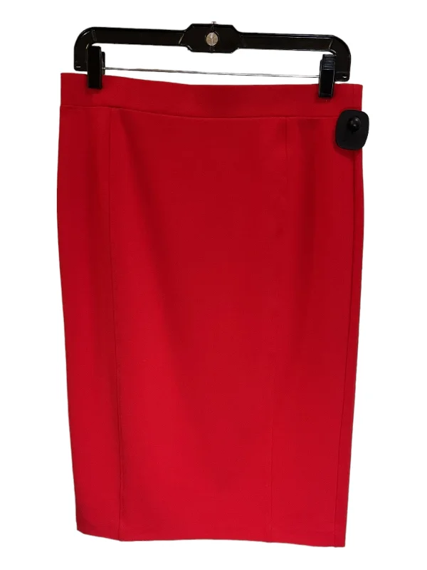 Skirt Midi By Mario Serrani In Red, Size: M