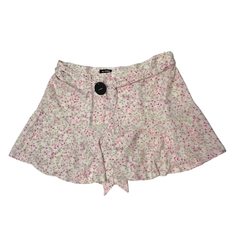 Skirt Mini & Short By En Creme In Floral Print, Size: 22