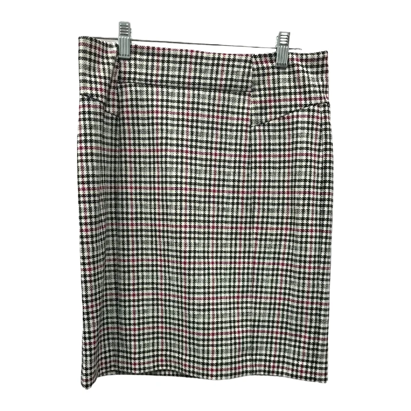 Skirt Mini & Short By Michael By Michael Kors In Plaid Pattern, Size: S