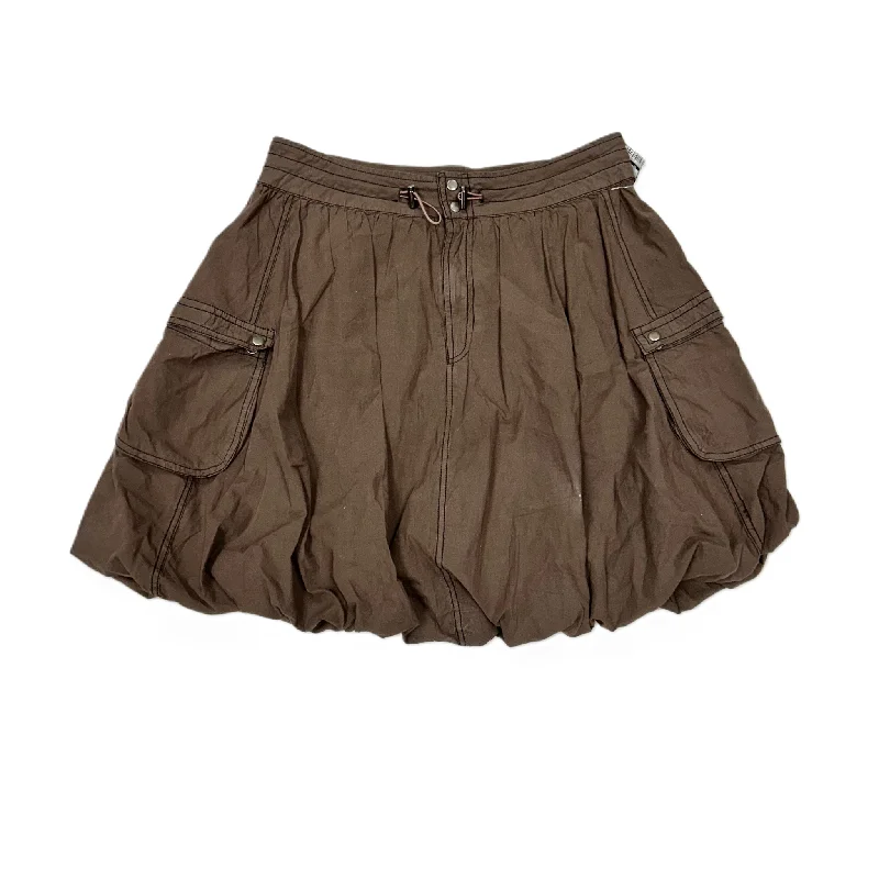 Skirt Mini & Short By Pilcro In Brown, Size: 4