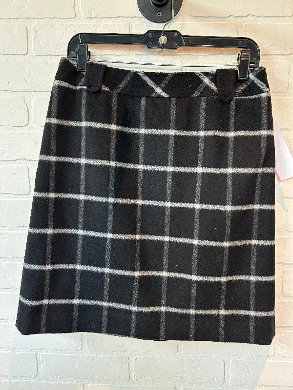 Skirt Mini & Short By Talbots In Black & White, Size: 6