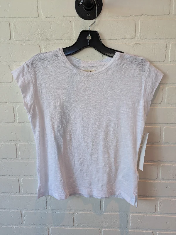 Top Short Sleeve Basic By Madewell In White, Size: Xxs