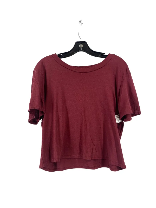 Top Short Sleeve Basic By Michael Stars In Red, Size: Os