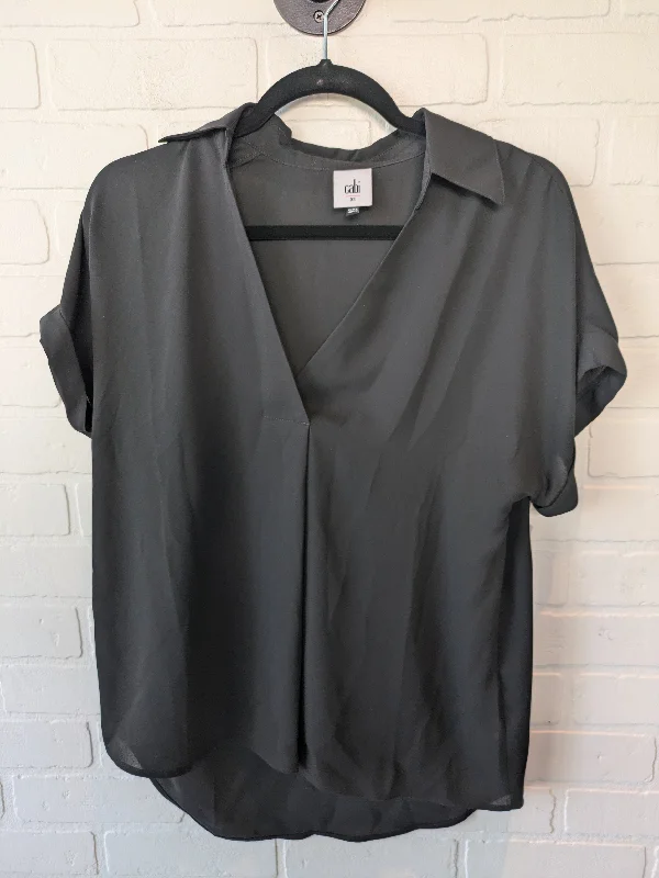 Top Short Sleeve By Cabi In Black, Size: Xs