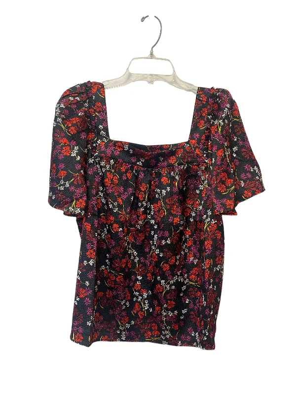 Top Short Sleeve By Draper James In Floral Print, Size: M