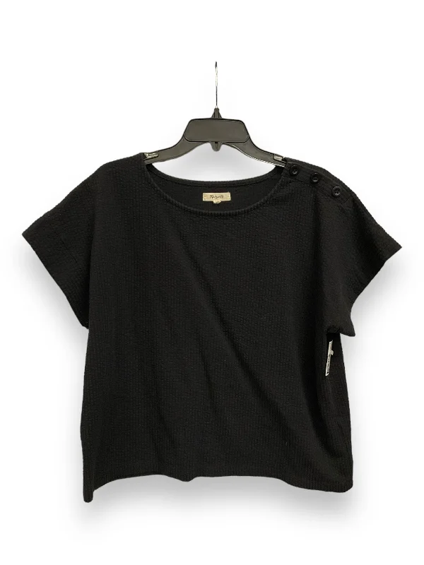 Top Short Sleeve By Madewell In Black, Size: Xl