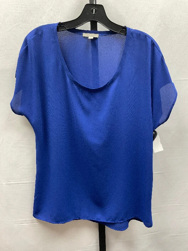 Top Short Sleeve By Pleione In Blue, Size: Xs