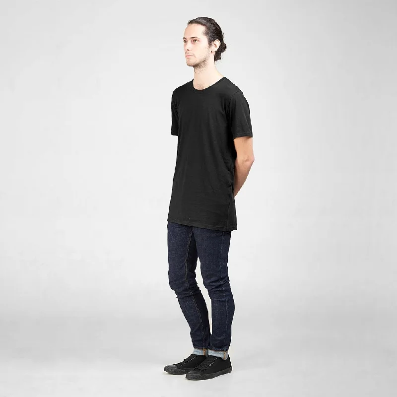 Cotton Tall Crew | Black